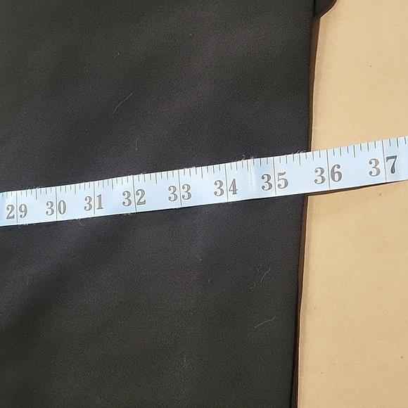 J. Crew Size 00 Black Long Sleeve Wrap Dress, Excellent Used Condition - Picture 12 of 14